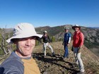 Group shot on the summit of Cougar Basin Peak.