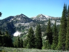 One of the first unobstructed views of Council Mountain.