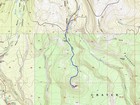 Map of the route, just under 7 miles and 1300' gain round trip.