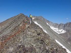 On our way up the ridge.