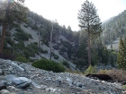 Looking up towards Icehouse saddle.