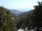 Icehouse Canyon from the trail.