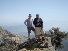 Hero shot on the summit of Cucamonga Peak.