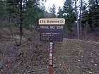 Brownlee Creek Trailhead.