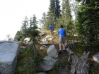 Nearing the summit of Alpine Mountain.