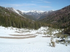 Looking down Summit Creek from near the saddle.