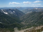 Wilson Creek and Baldy from 'Wilson Creek Peak'.