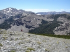 Here's Ken starting his way down the northwest ridge of Big Eightmile Peak.