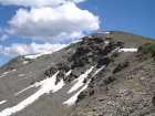 Looking back up the northwest ridge of Big Eightmile Peak during our descent.