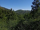 Final view of Daggett Point from Crooked Summit during the drive home.