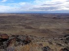 Snake River Plain, Boise Mountains in the distance.