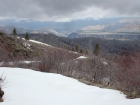 Looking down into the south fork canyon.