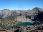 Deer Lake below, Glassford Peak in the distance, Simpson Peak to the right.