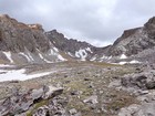 First view of Duncan Peak at the head of the valley.