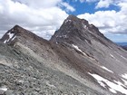 Hyndman Peak from the saddle to the north.