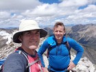 On the summit of Duncan Peak.