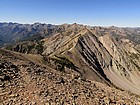 View of the rest of the route from Lopez Peak. Still a long way to go.