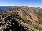 Lots of undulating ridgeline between the third and fourth peaks.