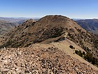 Looking back on Lopez Peak from the third peak.