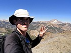 Me on the summit of the fourth peak. The ever-present Castle Peak in the background.