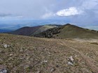 View of Mount Howard during the descent.