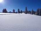 Open terrain on the summit ridge.