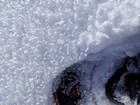 Hoar frost near the summit.