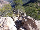 Scramble section on the way up Emory Peak.