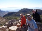 Group shot of the summit of Emory Peak.