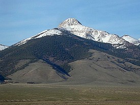 Bell Mountain in the Lemhi Range.