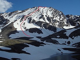 North face of Mount Church.