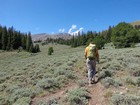 Getting above tree line.