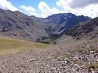 View of Long Lost Creek and USGS Peak.