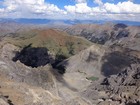 Swauger Lakes below, Bell Mountain in the distance.