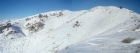 Panoramic view from the Fiddler descent.