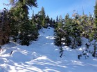 Nearing the summit of West Fisher Creek Peak.