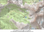 Map of the route, about 3 miles round trip with 500' of elevation gain.