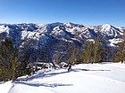 View east of Vienna Peak and Abes Armchair.