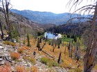 Climbing back up from Frog Lake in the morning.