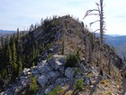 The ridge to Grassy Twin Peak.