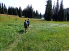 Nearing the lower Grassy Twin Lake.