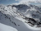 Looking southeast towards Cerro Ciento and Easley Peak.