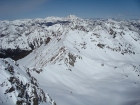 Castle Peak towering above the White Cloud Mountains to the north.