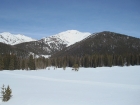 Looking back up at Galena Peak from Senate Meadows, near the trailhead.