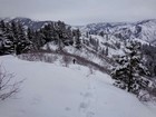 Nearing the summit of Gallagher Peak.