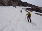 Perfect snow climbing conditions.