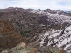 Summit view looking southeast. Thomas, Full House, Snow Lake, and Fitzgerald peaks all in view.