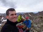 Group shot on the summit of Mount Gilbert.