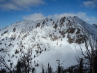 The view west and Peak 10126'.