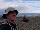 Tired but happy on the summit of Mount Glory.